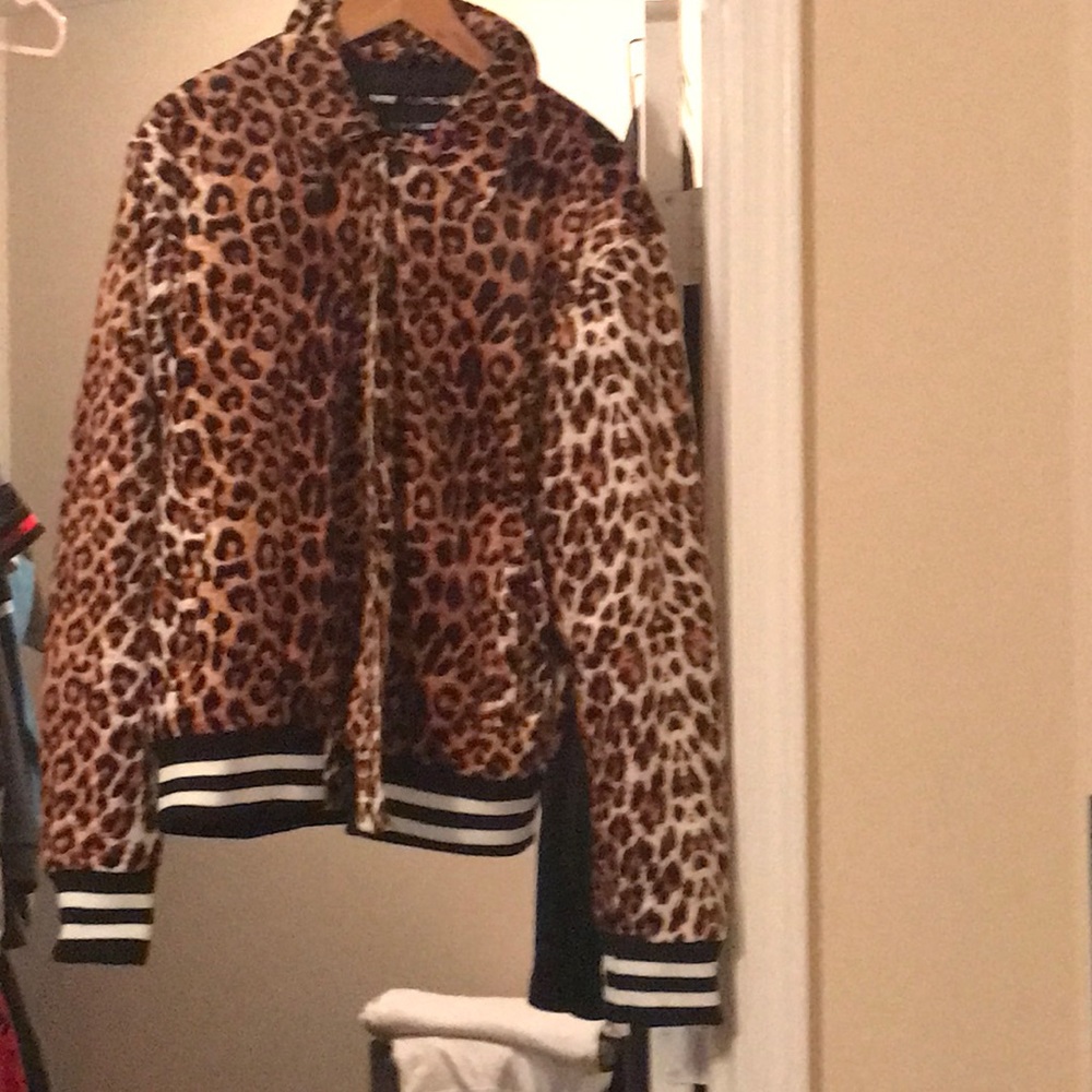 Leopard print jacket